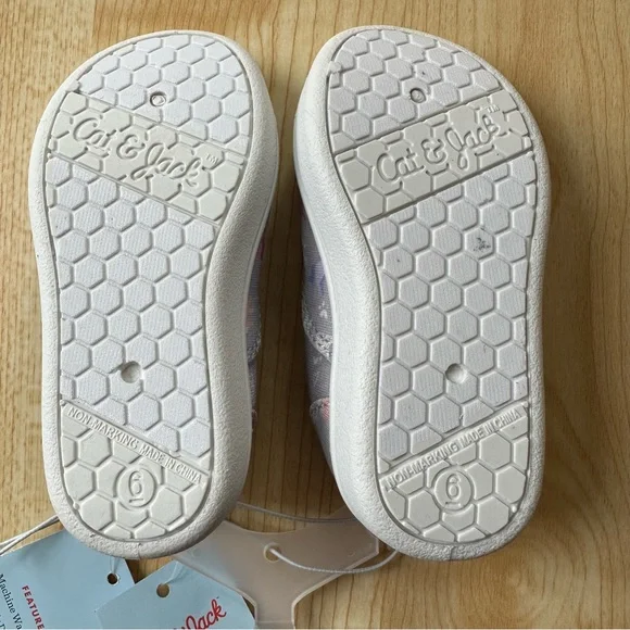 Cat & Jack Rory Unicorn Slip On Sneakers in Gray/Pink - Girls Size 6 NWT, Target - Picture 13 of 16